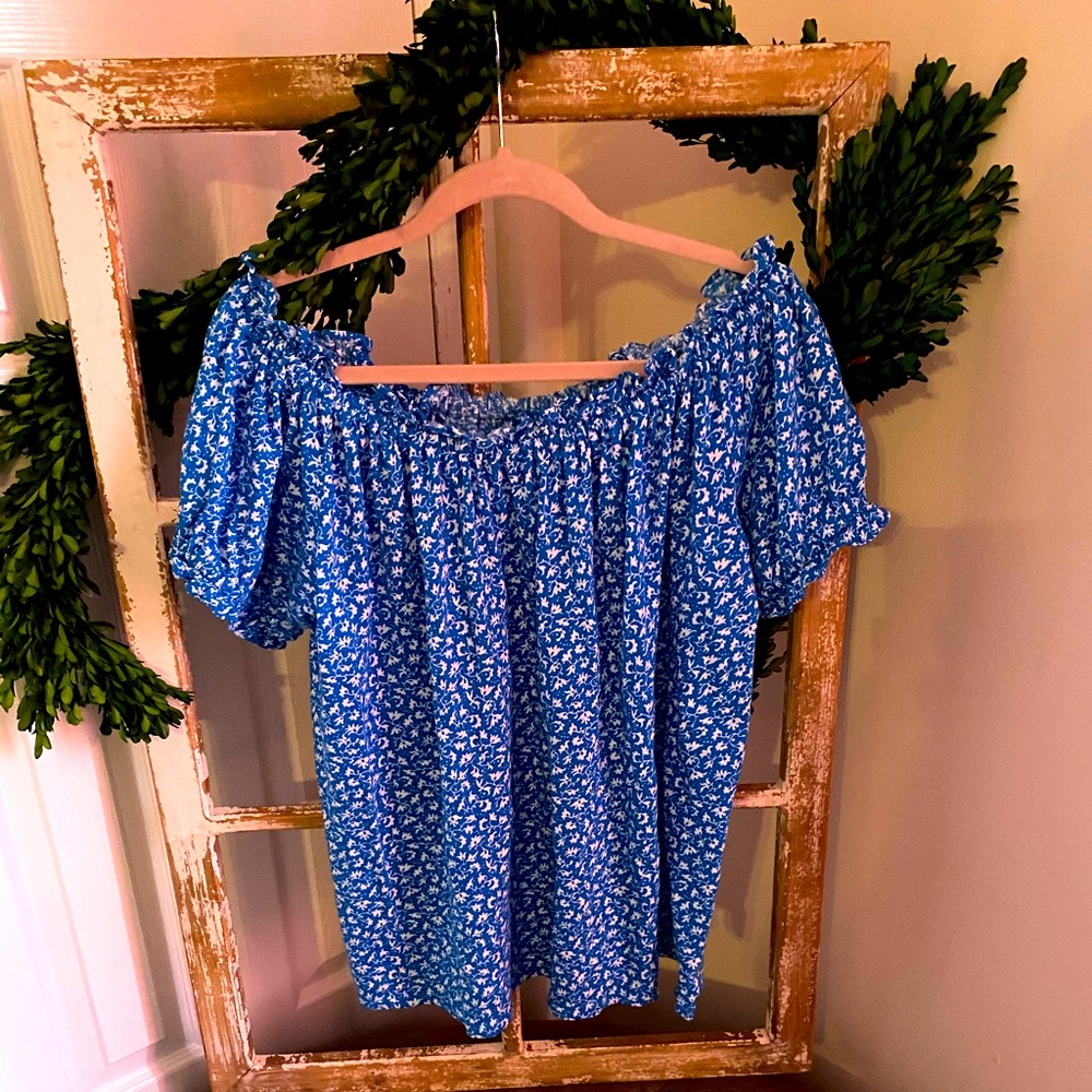 Loft off the shoulder shirt